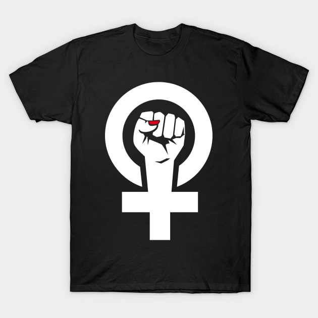 Feminist Fist T Shirt - Women's March - Women's Rights Gift T-Shirt by CheesyB